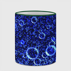 Кружка 3D Пузыри, цвет: 3D-зеленый кант — фото 2