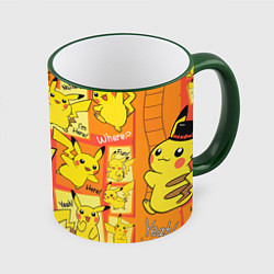 Кружка цветная Pikachu