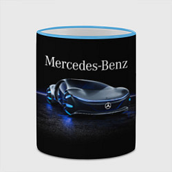 Кружка 3D MERCEDES, цвет: 3D-небесно-голубой кант — фото 2