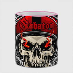 Кружка 3D SABATON, цвет: 3D-розовый кант — фото 2