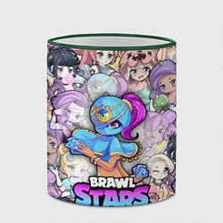 Кружка 3D BrawlStars Girls Oko, цвет: 3D-зеленый кант — фото 2