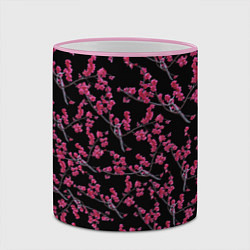 Кружка 3D Ветка сакура, цвет: 3D-розовый кант — фото 2