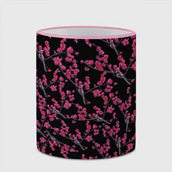 Кружка 3D Ветка сакура, цвет: 3D-розовый кант — фото 2