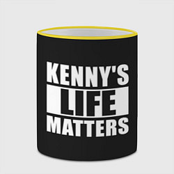 Кружка 3D KENNYS LIFE MATTERS, цвет: 3D-желтый кант — фото 2