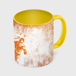 Кружка 3D Half life attack, цвет: 3D-белый + желтый