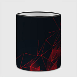 Кружка 3D RED STRIPES, цвет: 3D-черный кант — фото 2