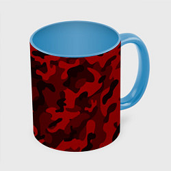 Кружка 3D RED MILITARY, цвет: 3D-белый + небесно-голубой