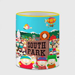 Кружка 3D South Park, цвет: 3D-желтый кант — фото 2