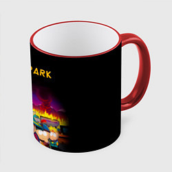 Кружка 3D Южный Парк, цвет: 3D-красный кант