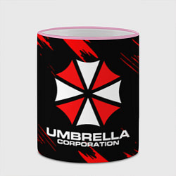 Кружка 3D Umbrella Corporation, цвет: 3D-розовый кант — фото 2