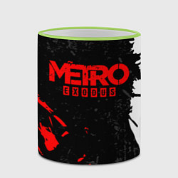 Кружка 3D METRO EXODUS, цвет: 3D-светло-зеленый кант — фото 2