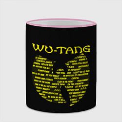 Кружка 3D WU-TANG CLAN, цвет: 3D-розовый кант — фото 2