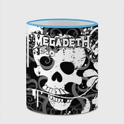 Кружка 3D Megadeth, цвет: 3D-небесно-голубой кант — фото 2