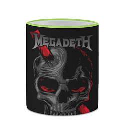 Кружка 3D Megadeth, цвет: 3D-светло-зеленый кант — фото 2