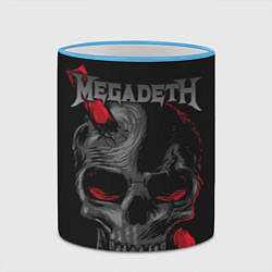 Кружка 3D Megadeth, цвет: 3D-небесно-голубой кант — фото 2