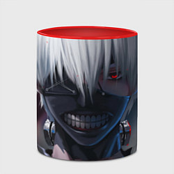 Кружка 3D TOKYO GHOUL, цвет: 3D-белый + красный — фото 2
