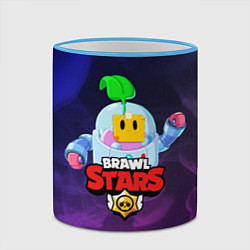 Кружка 3D BRAWL STARS SPROUT, цвет: 3D-небесно-голубой кант — фото 2