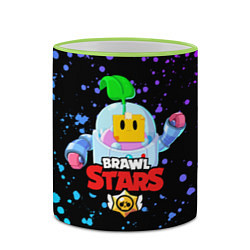 Кружка 3D BRAWL STARS SPROUT, цвет: 3D-светло-зеленый кант — фото 2