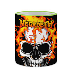 Кружка 3D Megadeth, цвет: 3D-светло-зеленый кант — фото 2