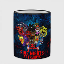 Кружка 3D Five Nights At Freddys, цвет: 3D-черный кант — фото 2