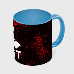 Кружка 3D RUST, цвет: 3D-белый + небесно-голубой