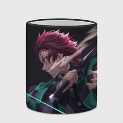 Кружка 3D KIMETSU NO YAIBA, цвет: 3D-черный кант — фото 2