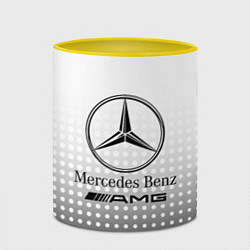 Кружка 3D Mercedes-Benz, цвет: 3D-белый + желтый — фото 2