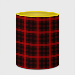 Кружка 3D Шотландка, цвет: 3D-белый + желтый — фото 2