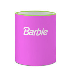 Кружка 3D Barbie, цвет: 3D-светло-зеленый кант — фото 2