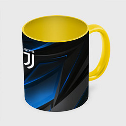 Кружка 3D JUVENTUS, цвет: 3D-белый + желтый