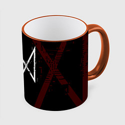 Кружка 3D WATCH DOGS LEGION, цвет: 3D-оранжевый кант