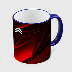 Кружка 3D CITROEN, цвет: 3D-синий кант
