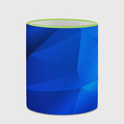 Кружка 3D SHADES OF BLUE, цвет: 3D-светло-зеленый кант — фото 2