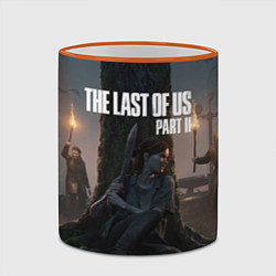 Кружка 3D The Last of Us part 2, цвет: 3D-оранжевый кант — фото 2