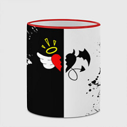 Кружка 3D Добро и зло, Payton Moormeier, цвет: 3D-красный кант — фото 2