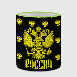 Кружка 3D Россия, цвет: 3D-светло-зеленый кант — фото 2