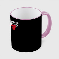 Кружка 3D CHICAGO BULLS, цвет: 3D-розовый кант