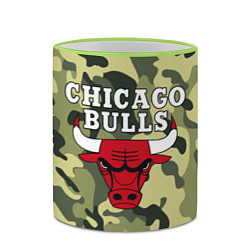 Кружка 3D CHICAGO BULLS, цвет: 3D-светло-зеленый кант — фото 2