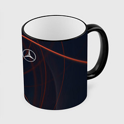 Кружка 3D MERCEDES-BENZ AMG, цвет: 3D-черный кант