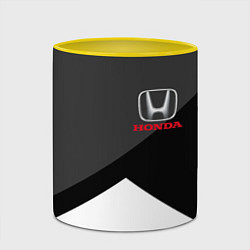 Кружка 3D HONDA, цвет: 3D-белый + желтый — фото 2