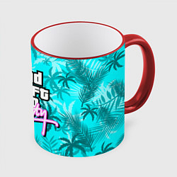 Кружка 3D GTA VICE CITY, цвет: 3D-красный кант
