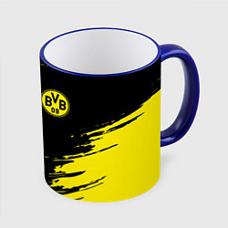 Кружка 3D BORUSSIA, цвет: 3D-синий кант