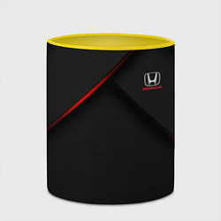 Кружка 3D HONDA Z, цвет: 3D-белый + желтый — фото 2