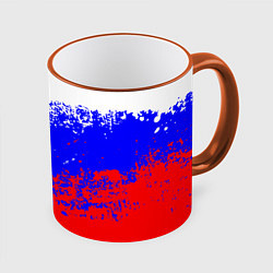 Кружка цветная Россия