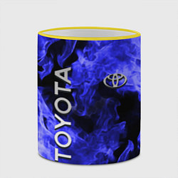 Кружка 3D TOYOTA, цвет: 3D-желтый кант — фото 2
