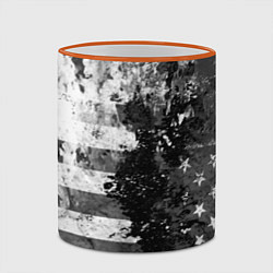 Кружка 3D США, цвет: 3D-оранжевый кант — фото 2