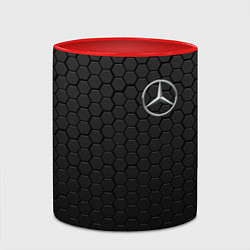 Кружка 3D MERCEDES-BENZ AMG, цвет: 3D-белый + красный — фото 2