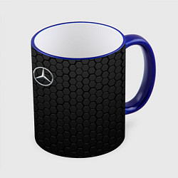 Кружка 3D MERCEDES-BENZ AMG, цвет: 3D-синий кант