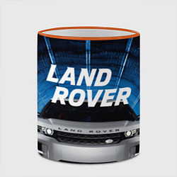 Кружка 3D LAND ROVER, цвет: 3D-оранжевый кант — фото 2
