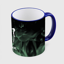 Кружка 3D MONSTER ENERGY, цвет: 3D-синий кант